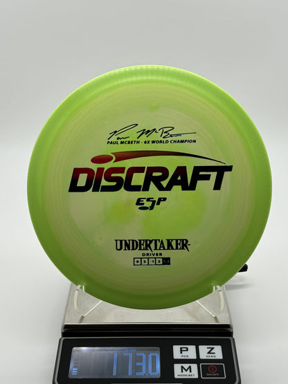 Discraft Paul McBeth 6x ESP Undertaker