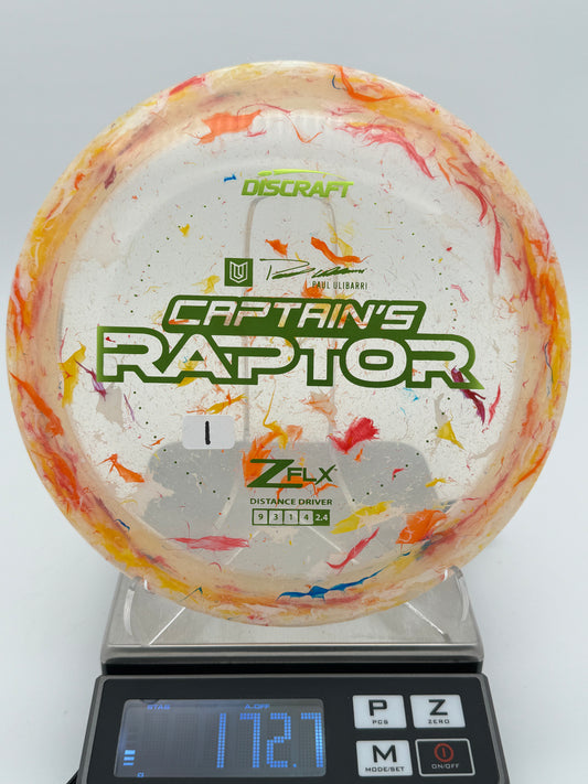 Discraft 2023 Jawbreaker Z FLX Captain’s Raptor