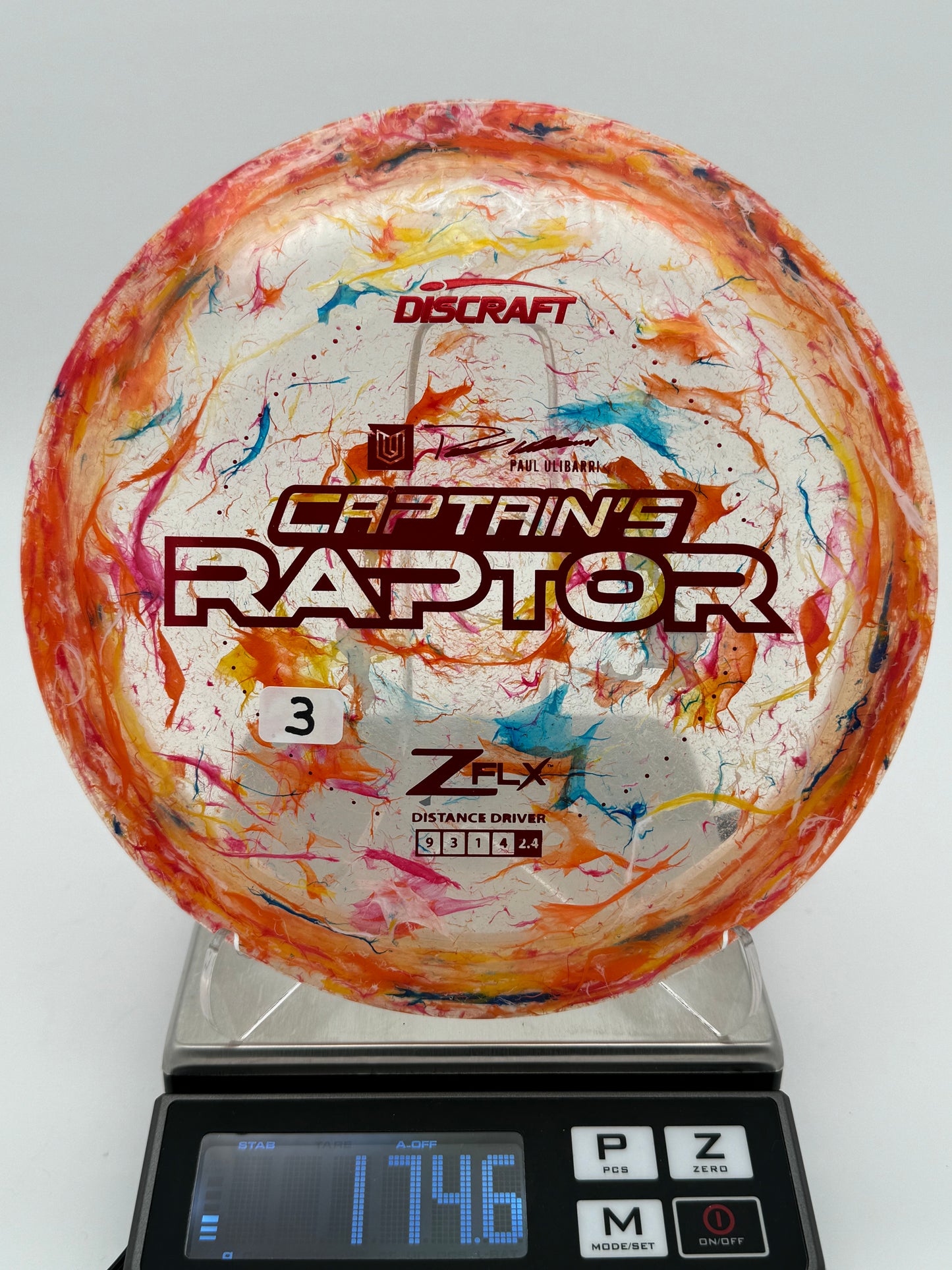 Discraft 2023 Jawbreaker Z FLX Captain’s Raptor