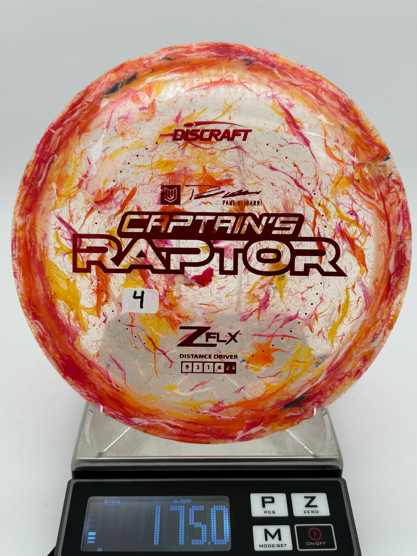 Discraft 2023 Jawbreaker Z FLX Captain’s Raptor