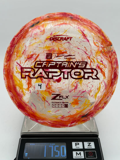 Discraft 2023 Jawbreaker Z FLX Captain’s Raptor