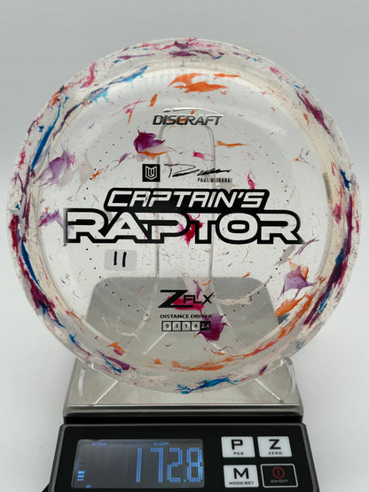 Discraft 2023 Jawbreaker Z FLX Captain’s Raptor