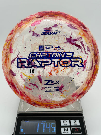 Discraft 2023 Jawbreaker Z FLX Captain’s Raptor