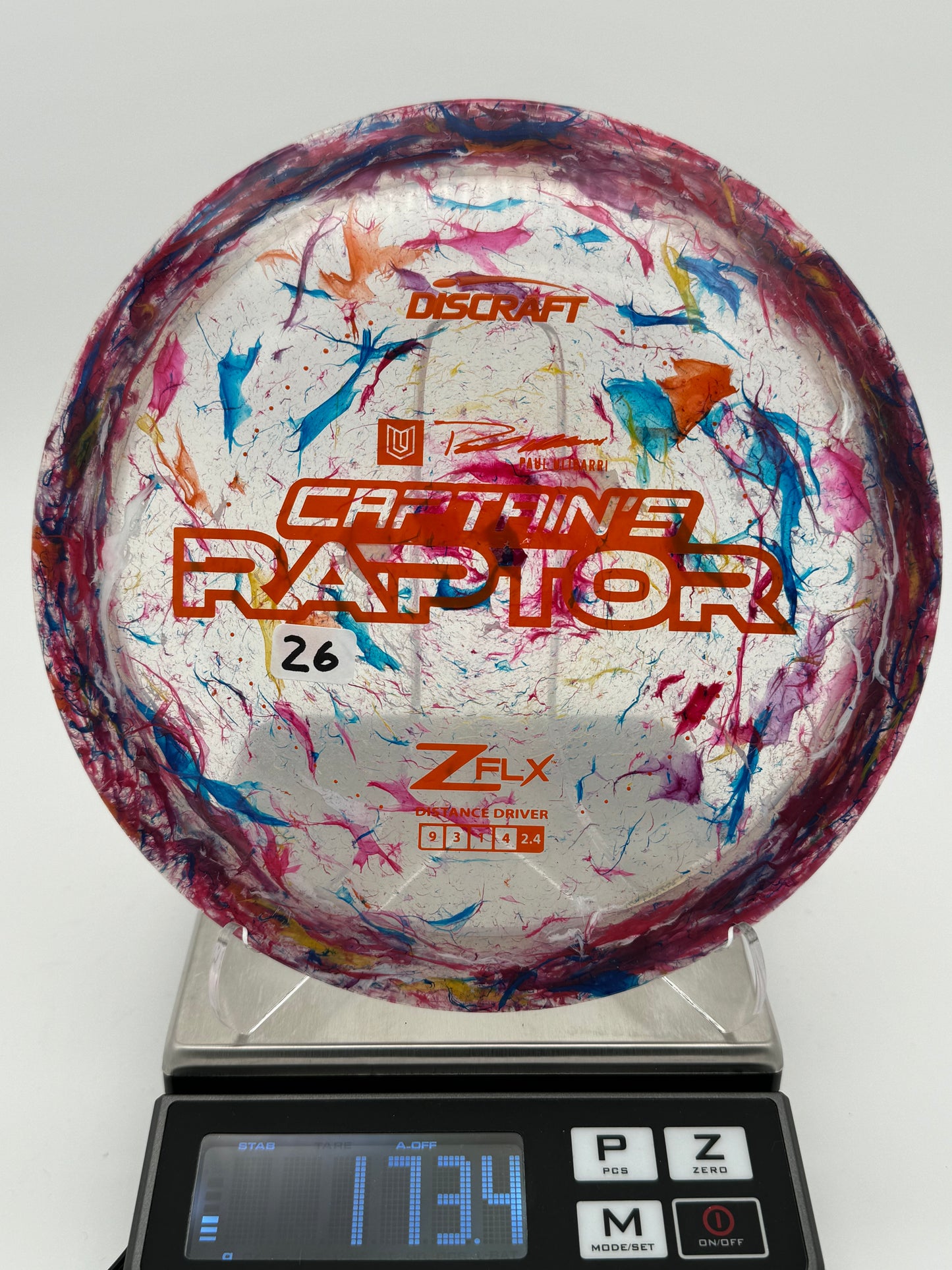 Discraft 2023 Jawbreaker Z FLX Captain’s Raptor