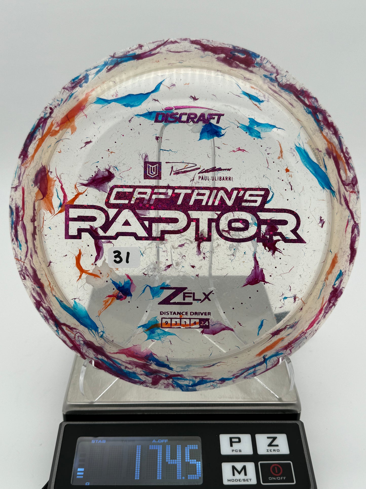 Discraft 2023 Jawbreaker Z FLX Captain’s Raptor