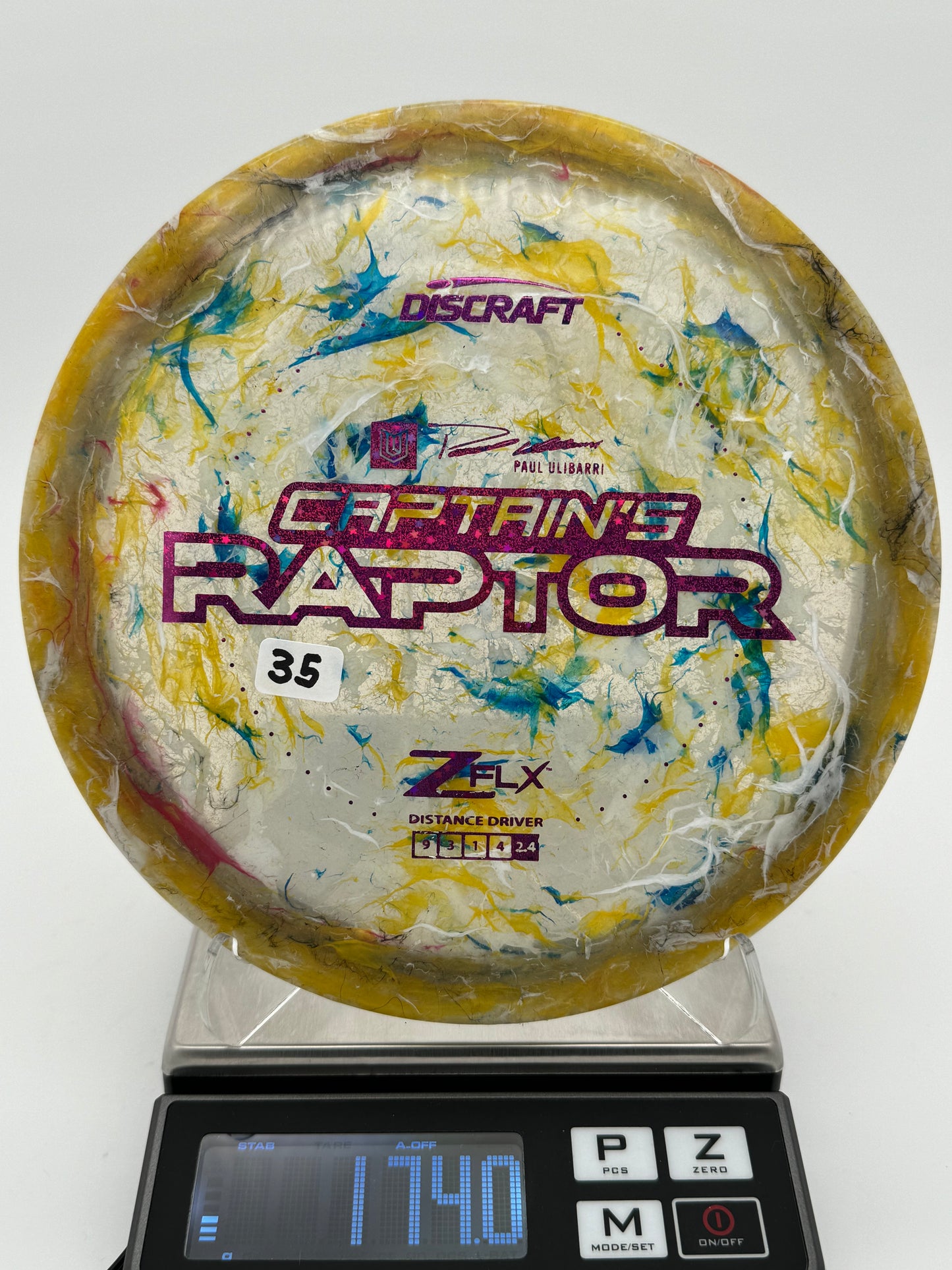 Discraft 2023 Jawbreaker Z FLX Captain’s Raptor