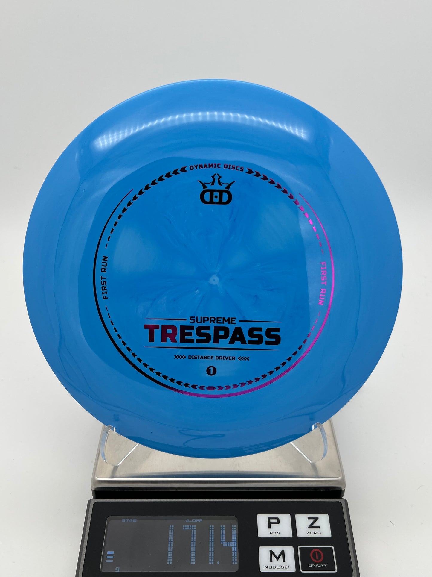 Dynamic Discs Supreme Trespass First Run